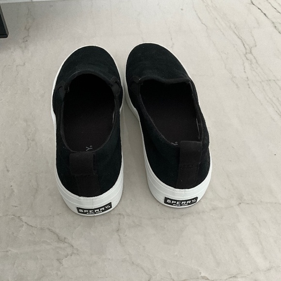 Sperry Crest Platform Slip on Sneaker Serpent Black Size 7 - Picture 3 of 4